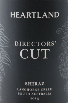 Heartland Wines Director's Cut Shiraz 2009