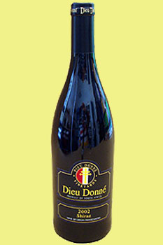 Dieu Donné Shiraz 2002