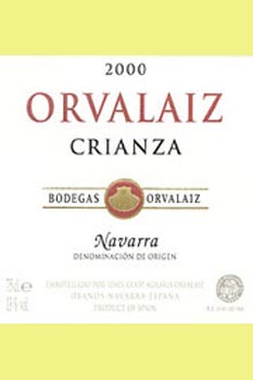 Bodegas Orvalaiz Tinto Crianza 2001